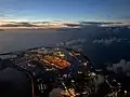 Der Rotterdamer Hafen am Abend: Er gehört zu den größten Häfen der Erde.