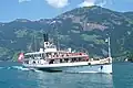 Das Dampfschiff „Gallia“ fährt seit dem Jahr 1913 auf dem Vierwaldstättersee.
