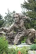 Eine Statue in Chicago, in den USA