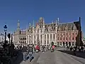 Am Marktplatz, dem Zentrum der Altstadt.