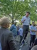 Im „Speakers Corner“ in London kann sich jeder hinstellen und eine Rede halten.