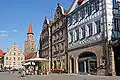Der Grüne Markt bildet das Zentrum der Altstadt.