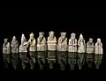 Schachfiguren aus Schottland, etwa 800 Jahre alt