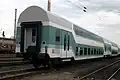 Doppeldeckerwagen der Eisenbahn
