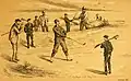 Golfspieler vor 130 Jahren
