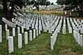 Auf dem Nationalfriedhof Arlington in den USA