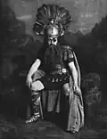 Im Jahr 1912: Clarence Whitehall spielt Wotan in der Oper „Die Walküre“.