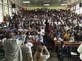 Bei einem Studententreffen an der Universität