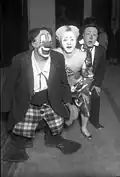 Drei Clowns um das Jahr 1930