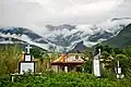Ein Friedhof auf Taiwan in Asien