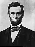 Abraham Lincoln war der erste Präsident der Republikaner.