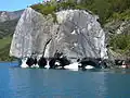 Marmor-Felsen in Chile