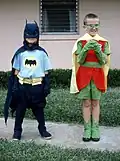 Damals, im Jahr 1966: Hier haben sich zwei Kinder verkleidet.