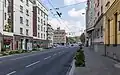 In Ostrava: eine typische Straße, die nach dem Zweiten Weltkrieg wieder aufgebaut wurde.