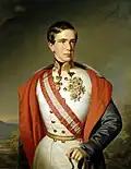 Franz Joseph der Erste als junger Kaiser im Jahr 1851