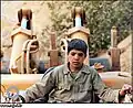 Im Krieg zwischen dem Iran und dem Irak: Dieser Junge musste für die Armee arbeiten.