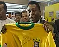 Pelé im Jahr 2014 bei einer Ausstellung