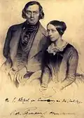 Robert und Clara Schumann im Jahr 1847