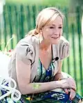 Joanne K. Rowling bei einem Interview