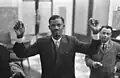 Der erste afrikanische Regierungschef des Landes, Patrice Lumumba
