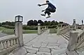 Parkour-Läufer sind Meister darin, Abkürzungen zu nehmen.