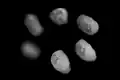 Hier hat New Horizons mehrmals versucht, den Mond Nix zu fotografieren.