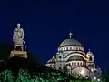 Die Kathedrale des Heiligen Sava ist die größte Kathedrale auf dem Balkan.