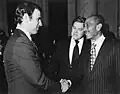 Ein Foto aus dem Jahr 1979: Links sieht man Biden, rechts den ägyptischen Präsidenten Sadat.