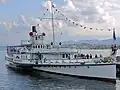 Das Dampfschiff Stadt Rapperswil fährt seit über 100 Jahren auf dem Zürichsee.