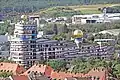 Die Waldspirale des Künstlers Friedensreich Hundertwasser.