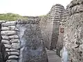 Der „Totengraben“ ist ein alter Schützengraben bei Diksmuide, Belgien