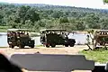 Wagen für die Safari im Kruger-Nationalpark in Südafrika