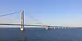 Die Großer-Belt-Querung ist eine Brücke zwischen den Inseln Seeland und Fünen.