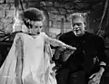 Bild aus einem Horrorfilm von 1931: „Die Braut des Frankenstein”.