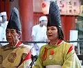 Shinto-Priester in Japan