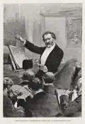 Verdi als Dirigent in Paris, im Jahr 1880