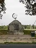Ein Denkmal für den 15. Längengrad bei Stargard in Polen