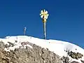 Gipfelkreuz, oben auf der Zugspitze