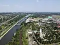 Die Stadt von oben gesehen