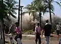 Das Meer beim Tsunami in Thailand im Jahr 2004