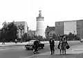 Im Jahr 1966, als der Turm noch gebaut wurde