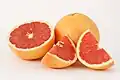 Zum Vergleich: eine Grapefruit