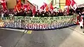 Italienische Studenten protestieren gegen die Mafia.