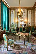 Schloss Versailles bei Paris: ein Zimmer der Königin Marie-Antoinette.