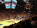 Ein Basketball-Stadion in den USA