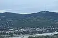 Wien mit der Donau und dem Kahlenberg