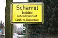 Ortsschild im Saterland