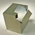 Die natürlich entstandene Form eines Pyrit-Kristalls