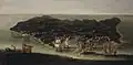 Vor über 300 Jahren: dieses Gemälde zeigt die Insel Barbados.