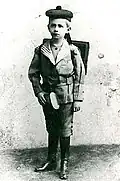 Der Schriftsteller Kurt Tucholsky als Schüler, im Jahr 1896